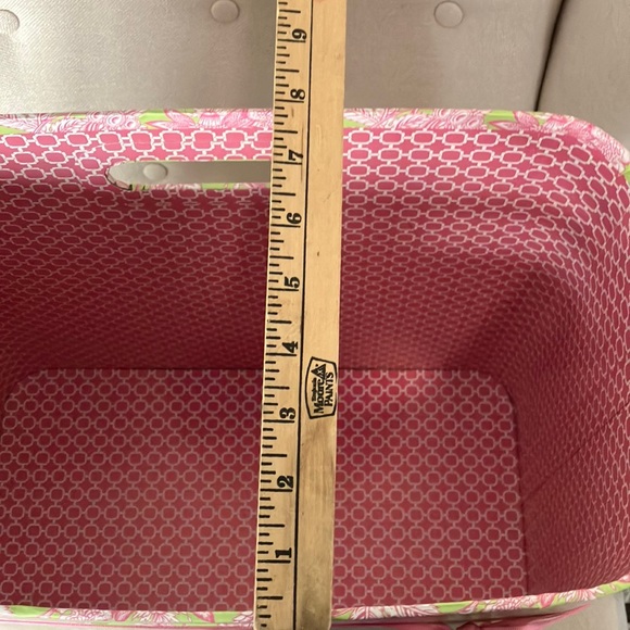 Pink and Green Pattern Storage Container - Picture 4 of 4